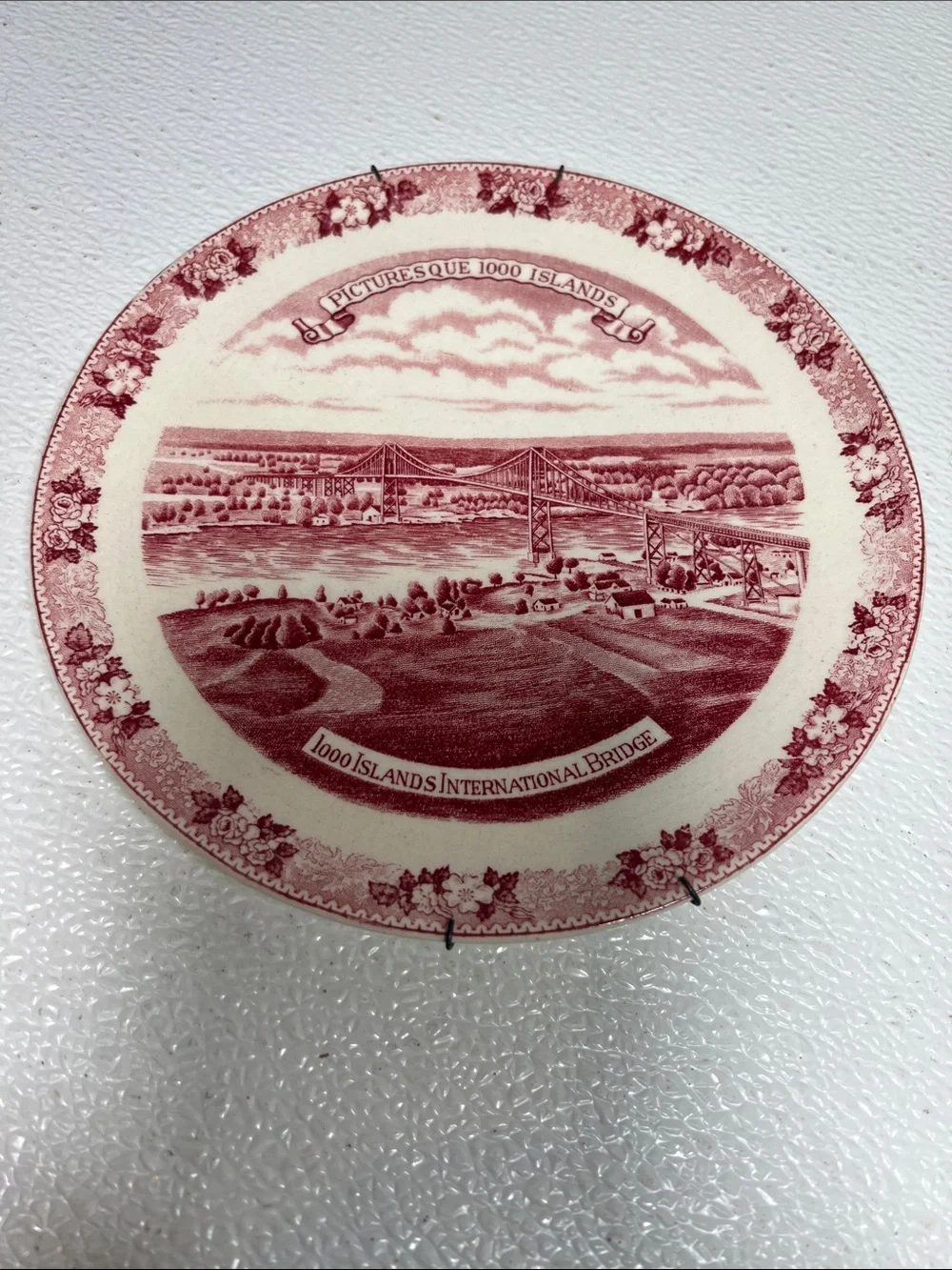 1000 Islands International Bridge Souvenir Plate